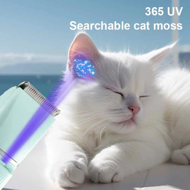 4 في 1 مجموعة قص وتزيين حيوانات أليفة جديدة . 4 in 1 New Low Noise Pet Clipper and Grooming Kit,