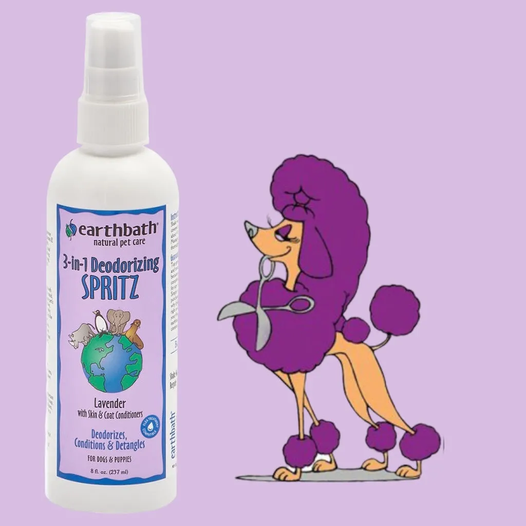Dog Spritz Earthbath 3-in-1 Deodorizing - Lavender 237ml