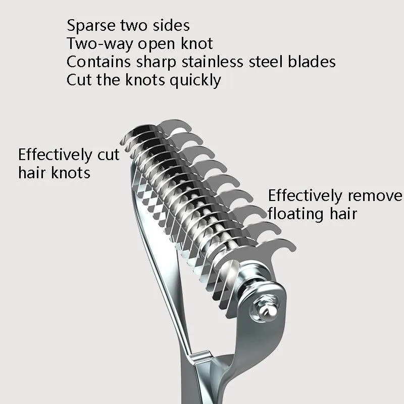 Double Sided Pet Comb For Cat & Dog Grooming