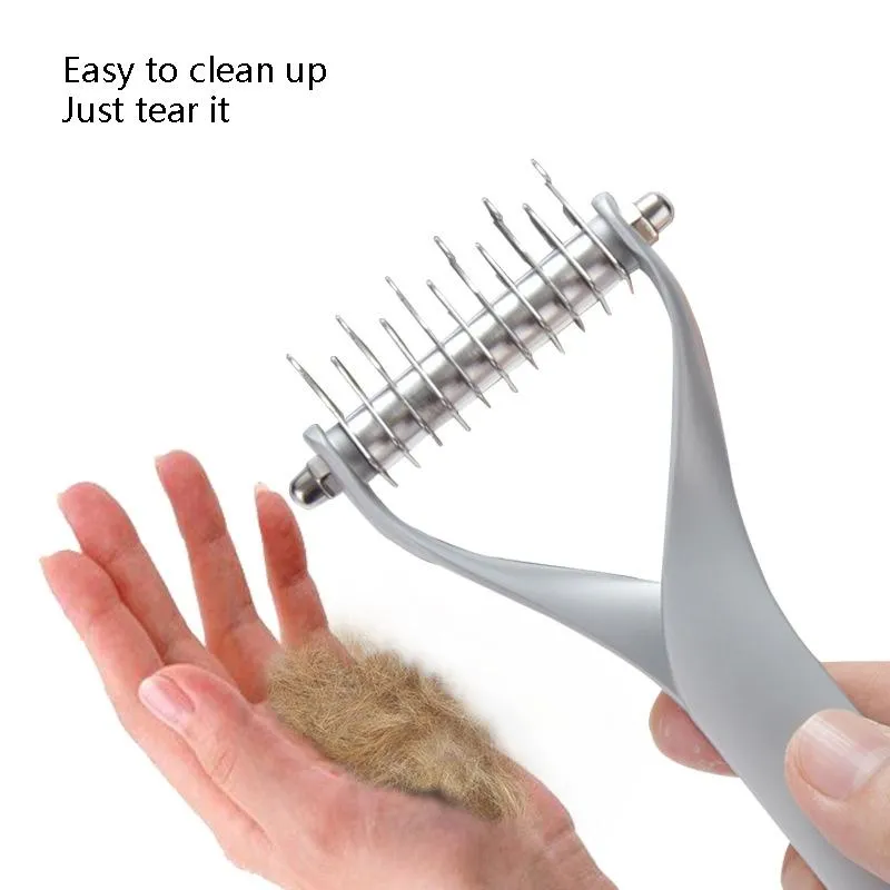 Double Sided Pet Comb For Cat & Dog Grooming