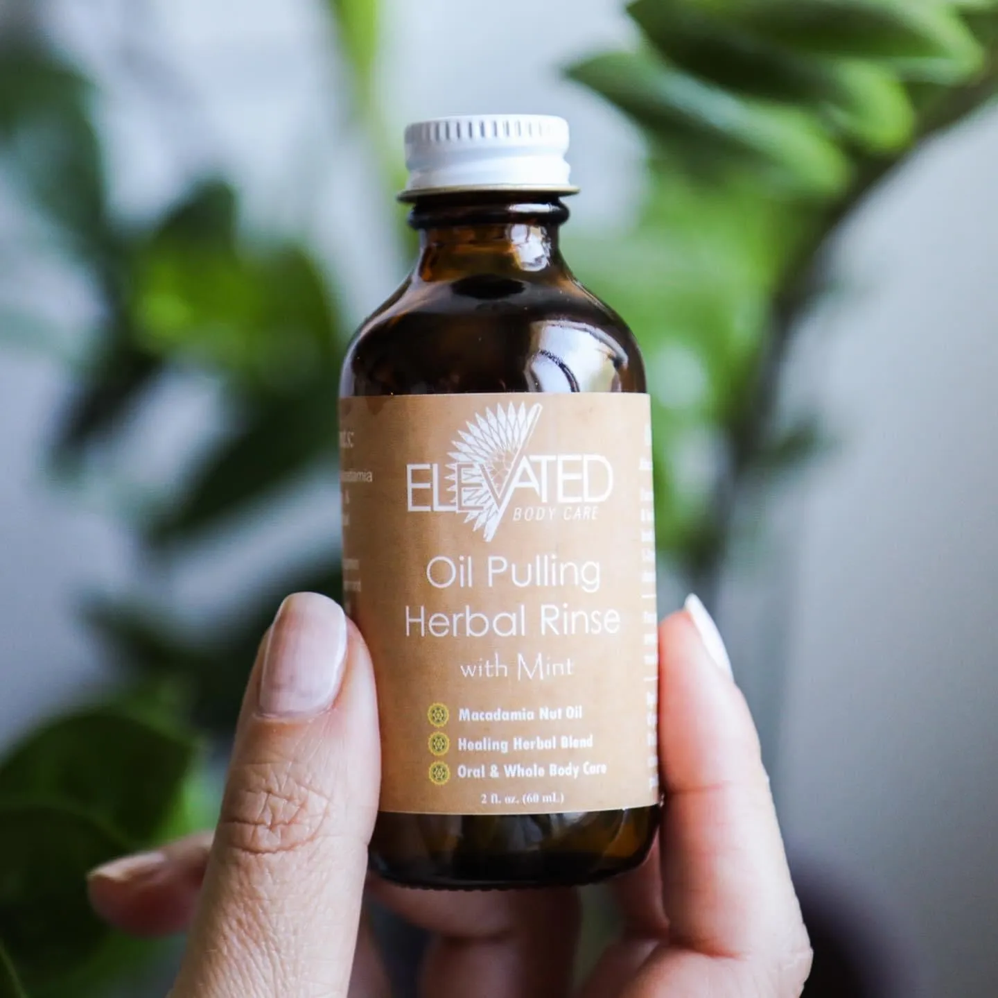 ELEVATED - Oil Pulling Herbal Rinse Ayurvedic Teeth Whitening & Detox