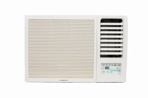 Hitachi RAW312HEDO 1 Ton 2 Star Window AC (Copper Condenser, Dust Filter, R-32 Refrigerant, White)