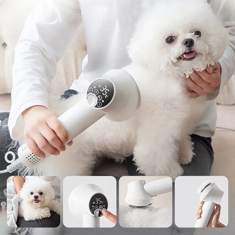 HOT SALE Low Noise Pet Hair Dryer with Slicker Brush