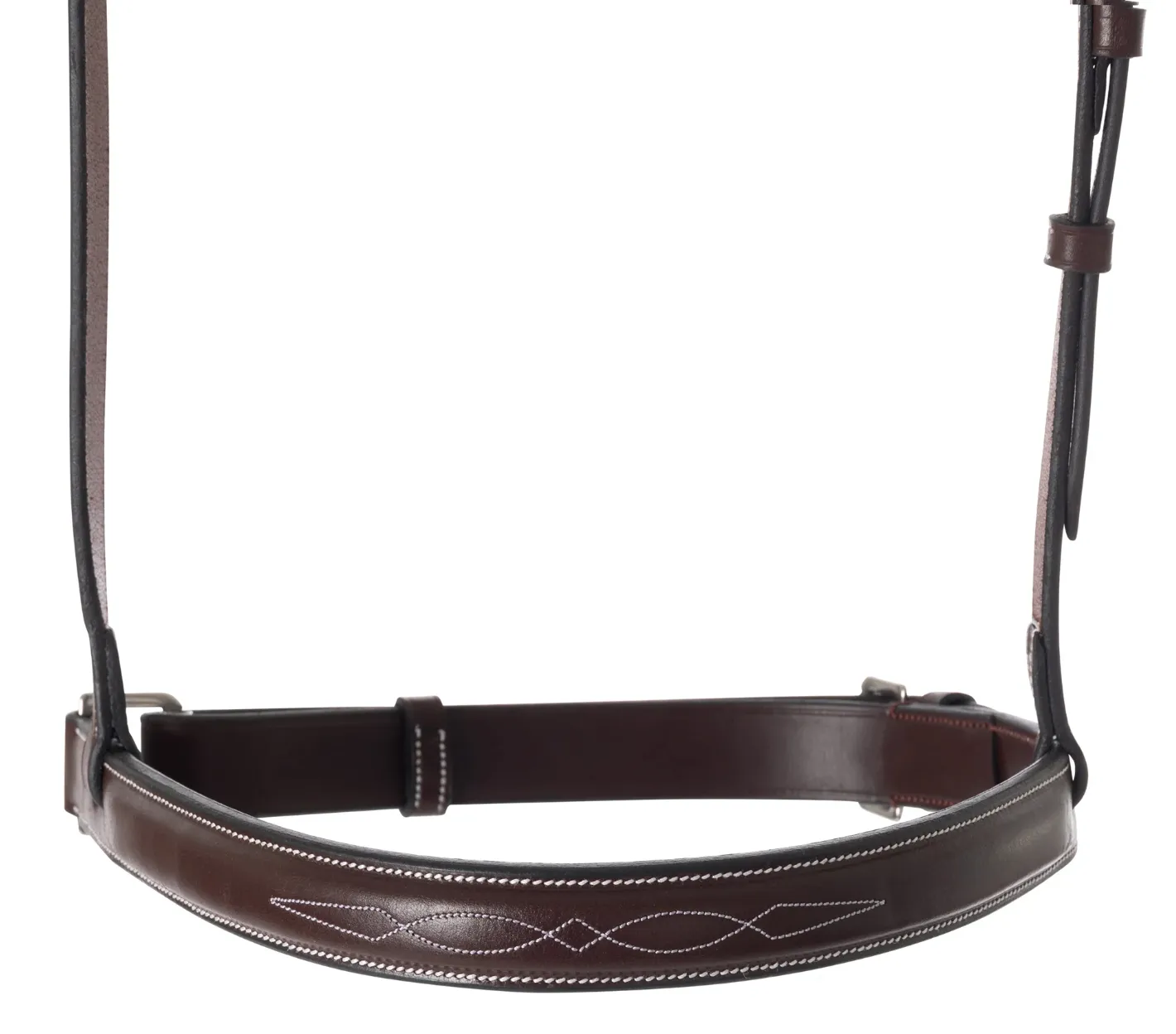 HUNTLEY CRANK NOSEBAND FANCY STITCH WIDE