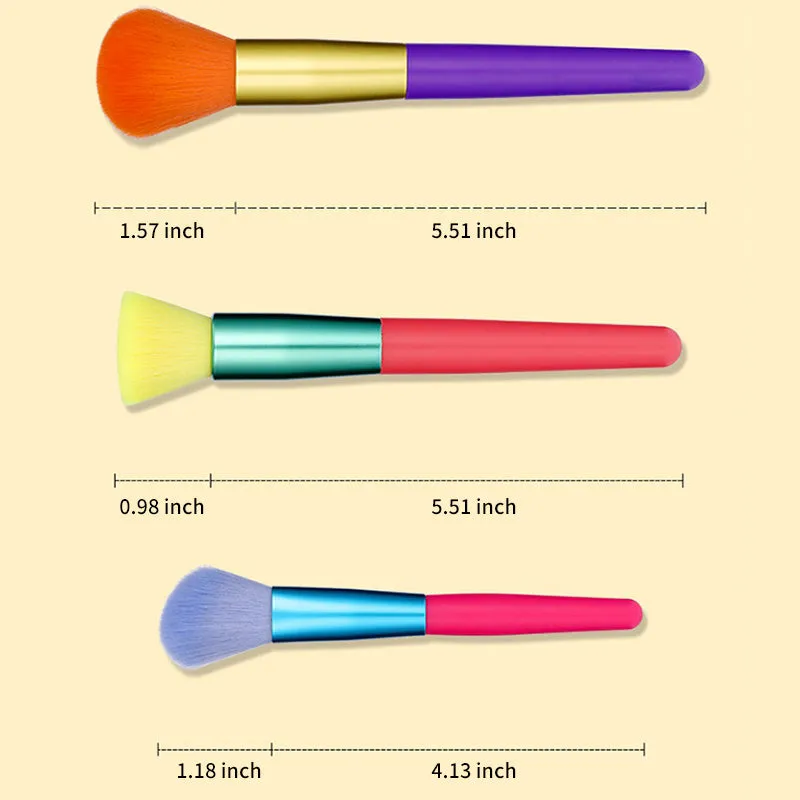 IVY  15-Piece Colorful Makeup Brush Set