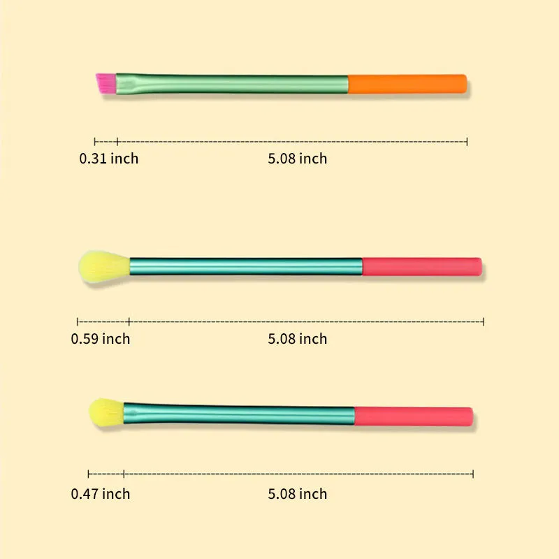 IVY  15-Piece Colorful Makeup Brush Set