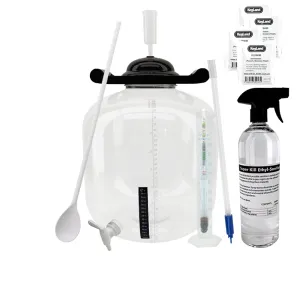 KegLand FermZilla Home Brew Starter Kit - Swing-Top Glass Bottles Basic Pack
