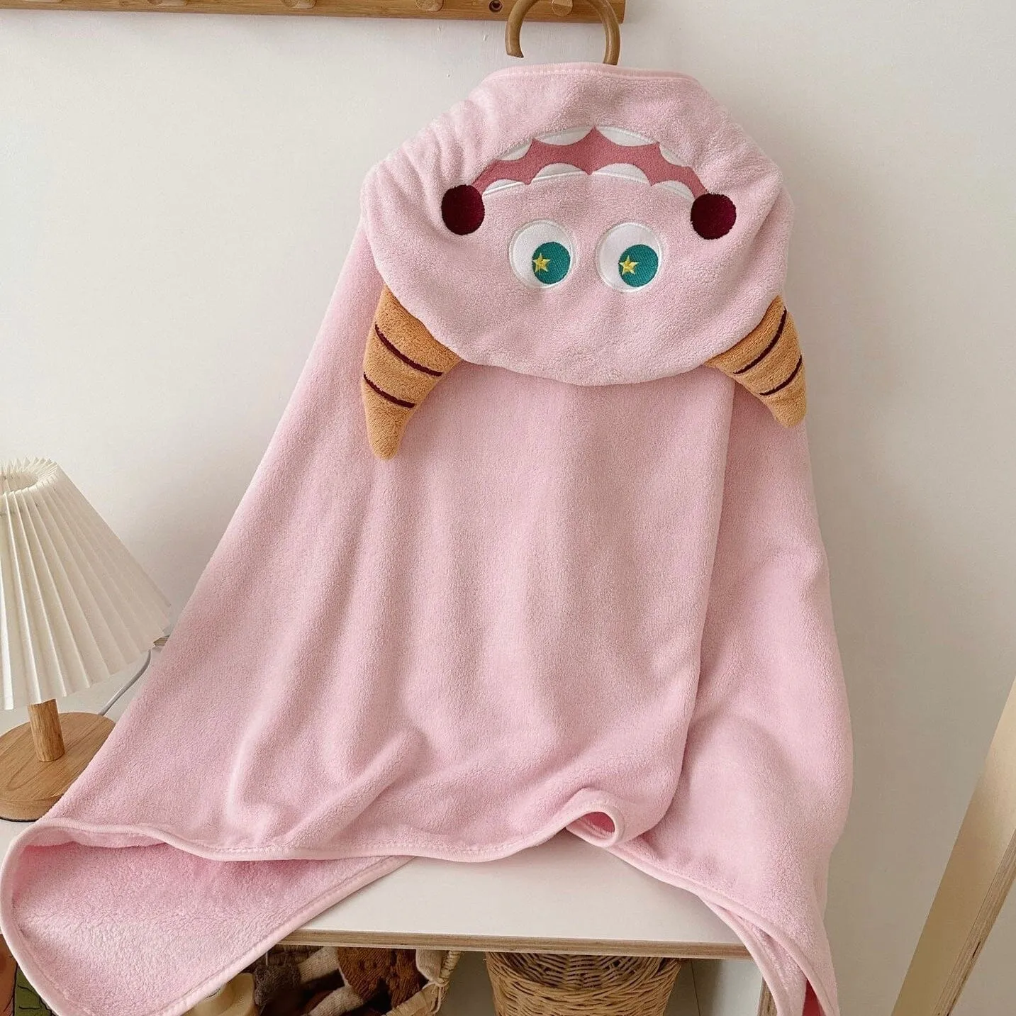 Monsters & Animals Wearable Baby Bath Towel