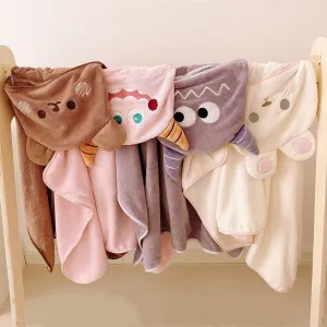 Monsters & Animals Wearable Baby Bath Towel
