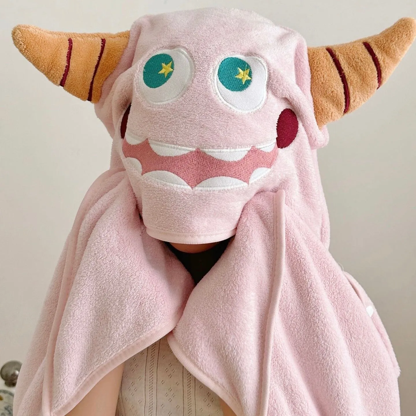 Monsters & Animals Wearable Baby Bath Towel
