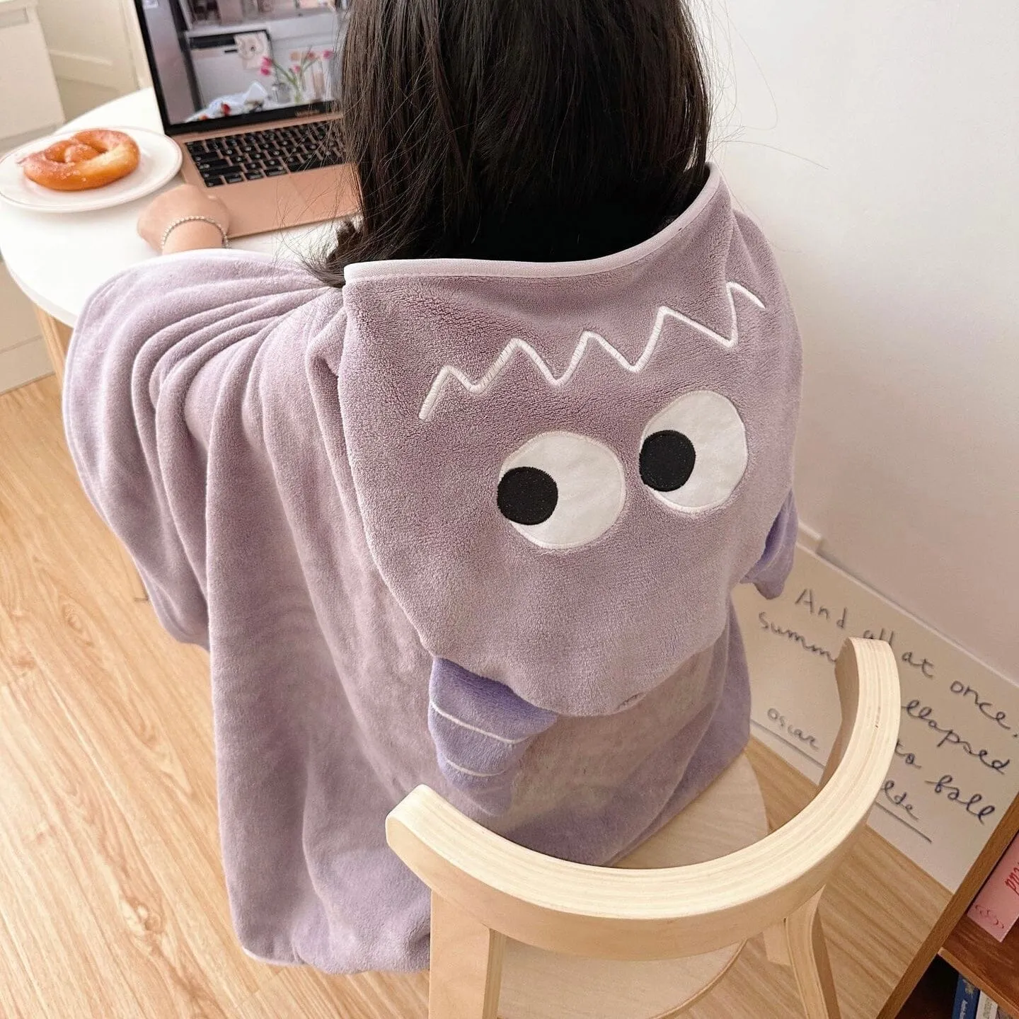 Monsters & Animals Wearable Baby Bath Towel