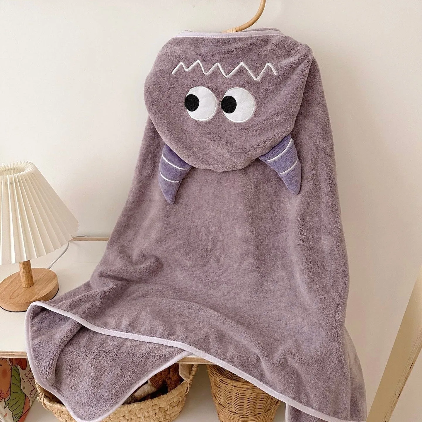 Monsters & Animals Wearable Baby Bath Towel