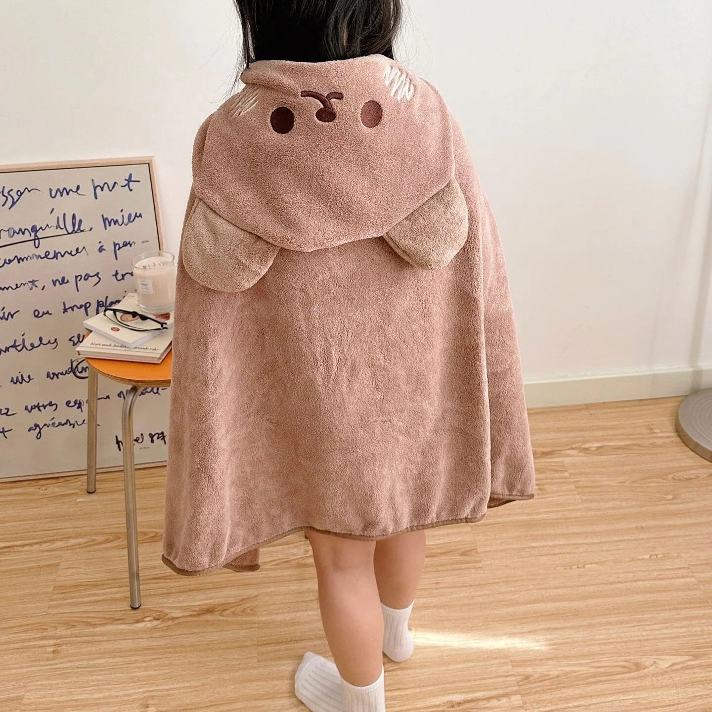 Monsters & Animals Wearable Baby Bath Towel