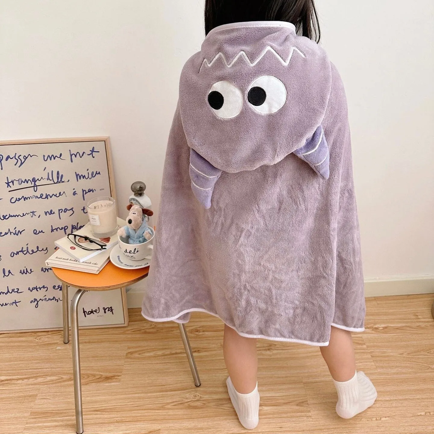 Monsters & Animals Wearable Baby Bath Towel