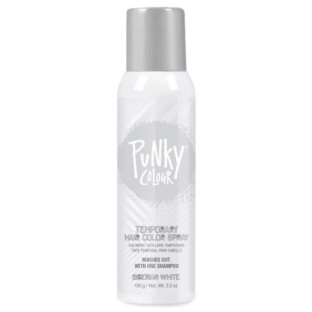 Punky Colour Hair Spray Siberian White