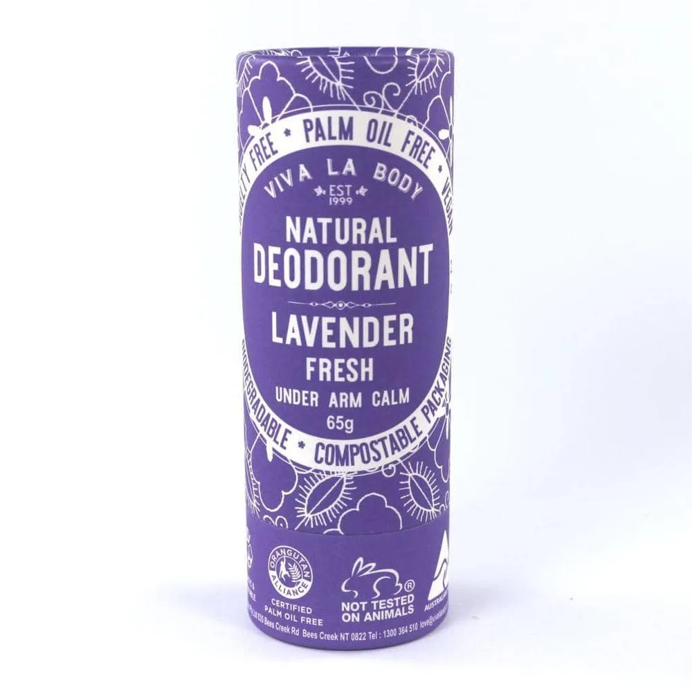Viva La Body - Natural Deodorant - Lavender Fresh (80g)